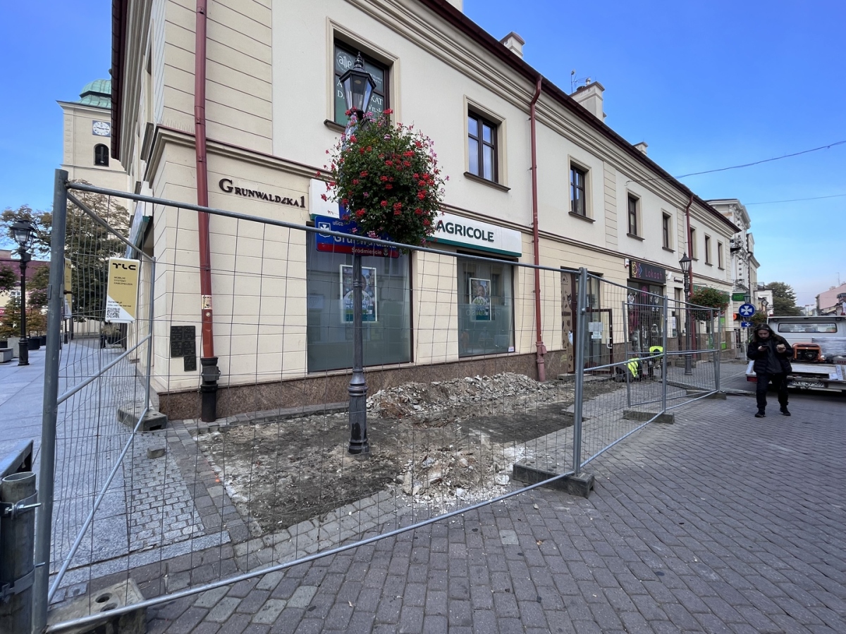 Przebudowa ul. Grunwaldzkiej [październik 2023]